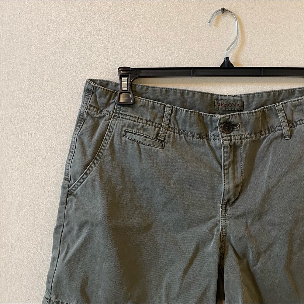 Green cotton shorts - Merona - 14
